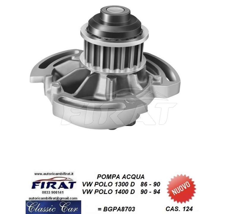 POMPA ACQUA VW POLO DIESEL (PA8703)